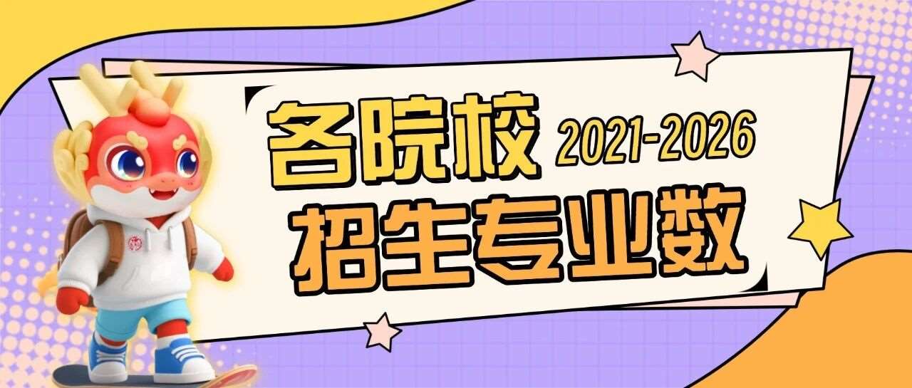 升本大数据 | 河南专升本各院校2021-2026年招生专业数对比汇总